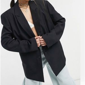 Oversized dad blazer